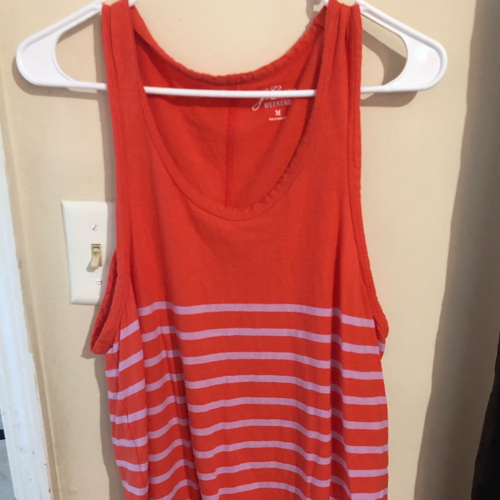 Orange tank top